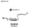 MITSUBISHI MR529533 Middle Silencer